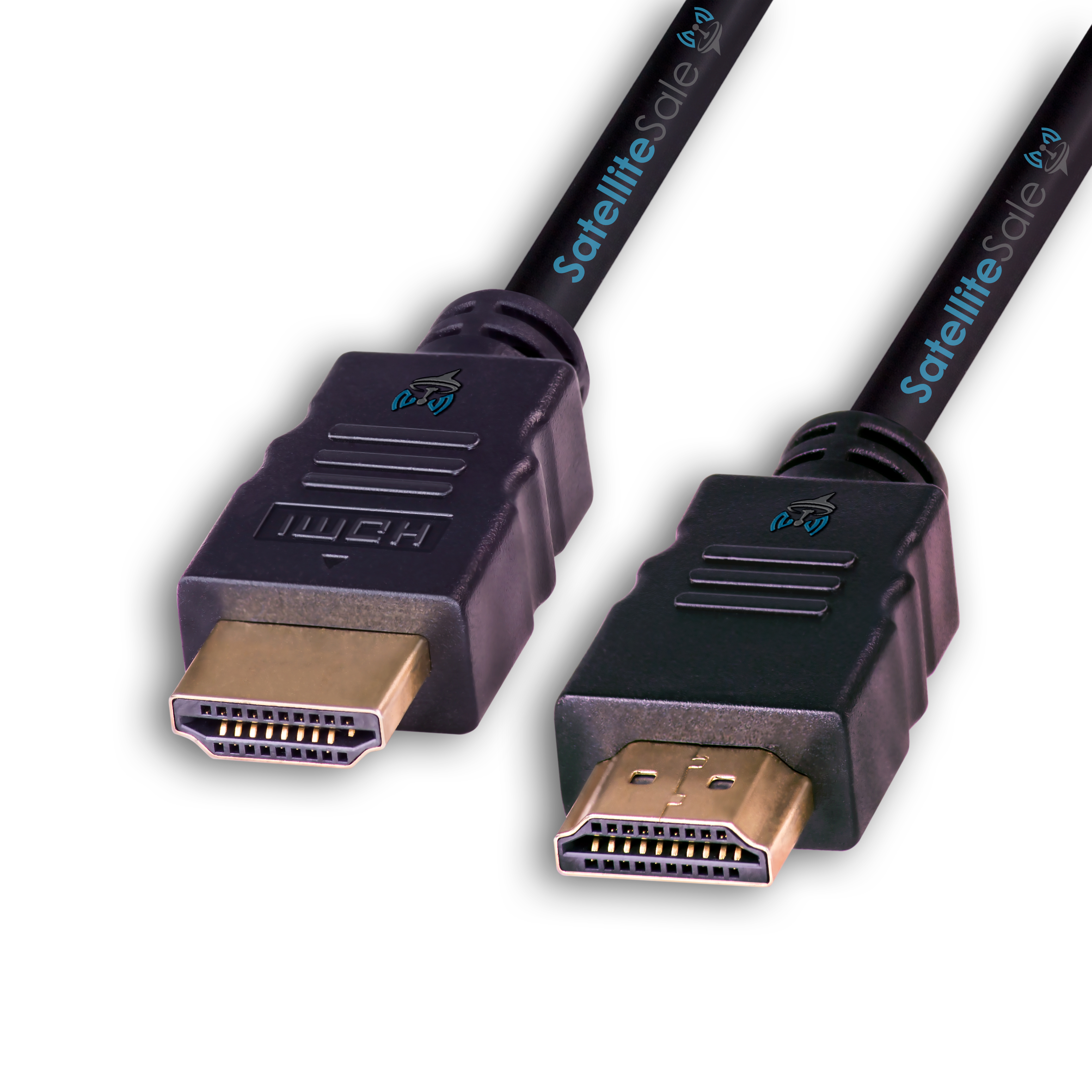 SatelliteSale Digital 1.4 Micro HDMI To HDMI Cable Universal Wire 4K/30Hz 10.2Gbps PVC 2160p Black Cord